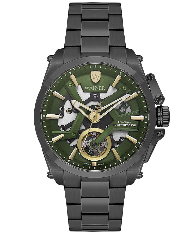 Часы Wainer WA.25250-D — мужские, зеленый