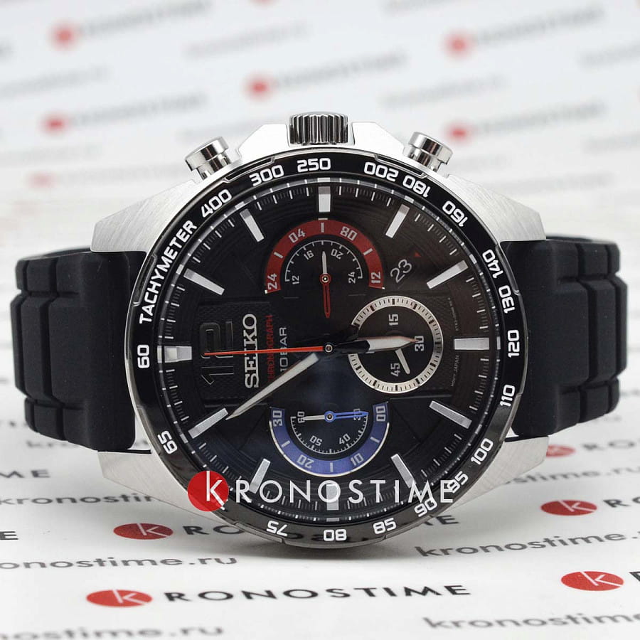 Часы Seiko Discover More SSB347P1 — кварцевые, сталь металл