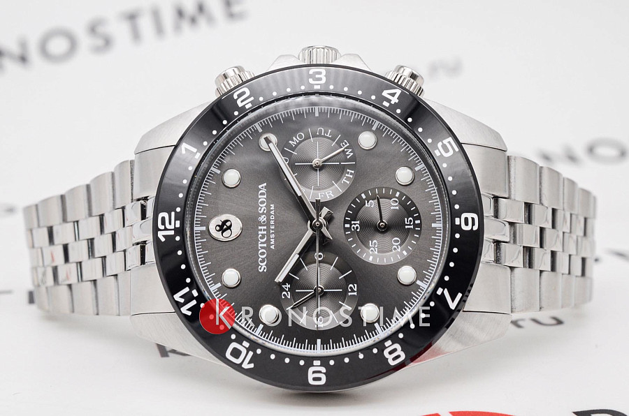 Часы Scotch&Soda SSM.140C — кварцевые, металл сталь