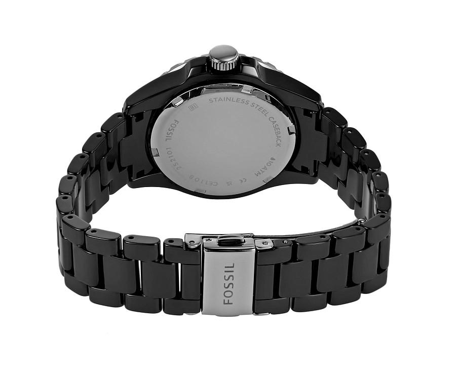 Часы Fossil FB-01 CE1108 — металл сталь, керамика