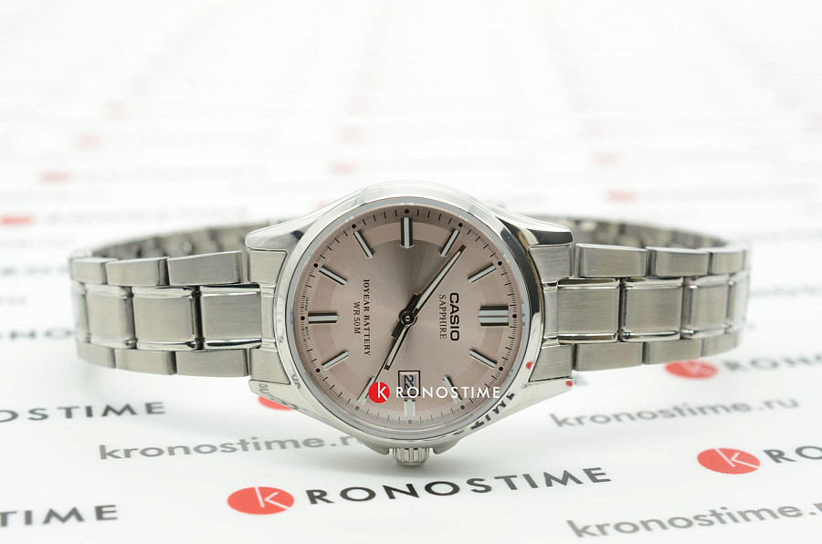Часы Casio Collection LTS-100D-4A — нержавеющая сталь, женские