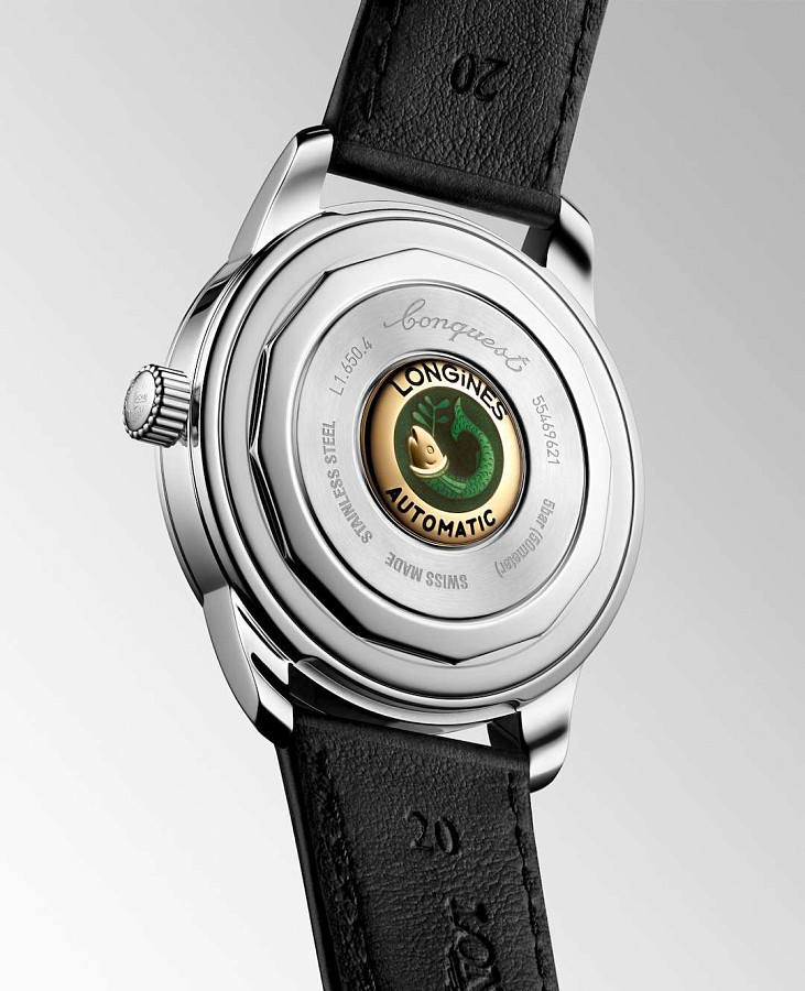 Часы Longines Heritage Classic L1.650.4.52.2 — механические, металл сталь