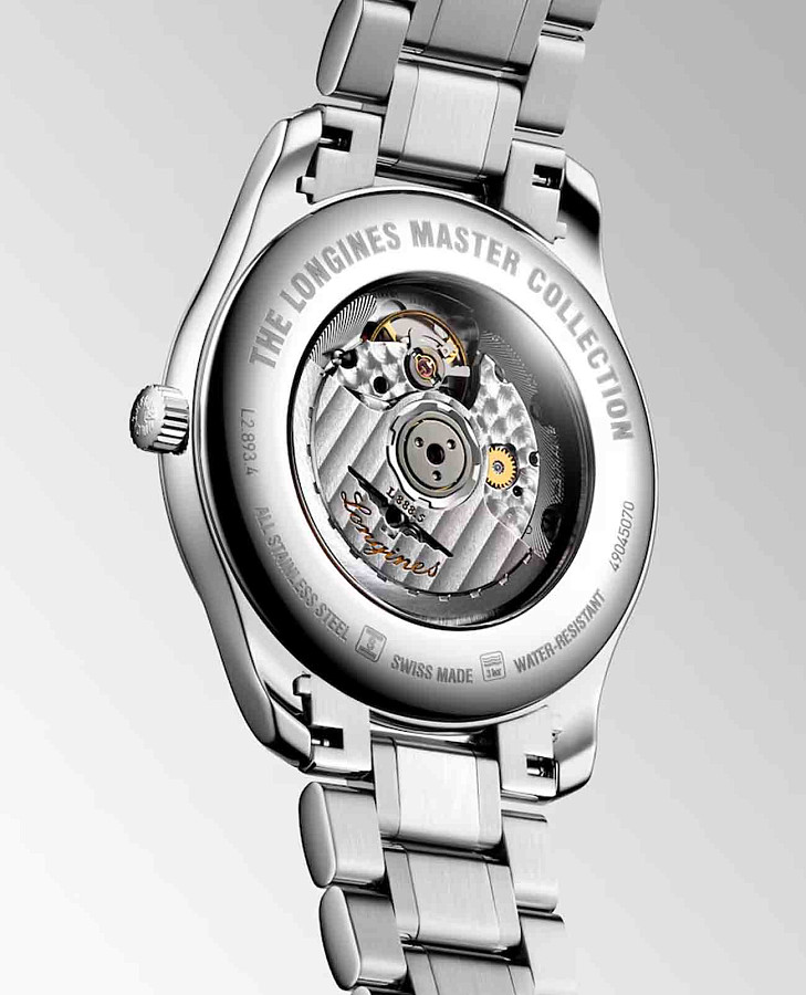 Часы Longines Master Collection L2.893.4.09.6 — механические, сталь металл