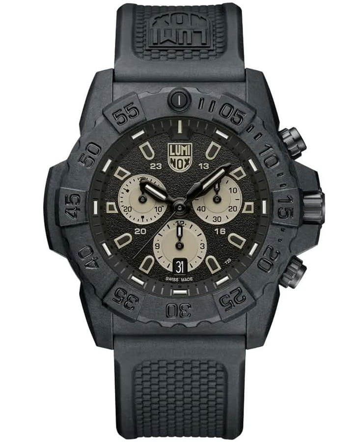 Часы Luminox Navy SEAL Chronograph 3580 Series XS.3587 — мужские, черный