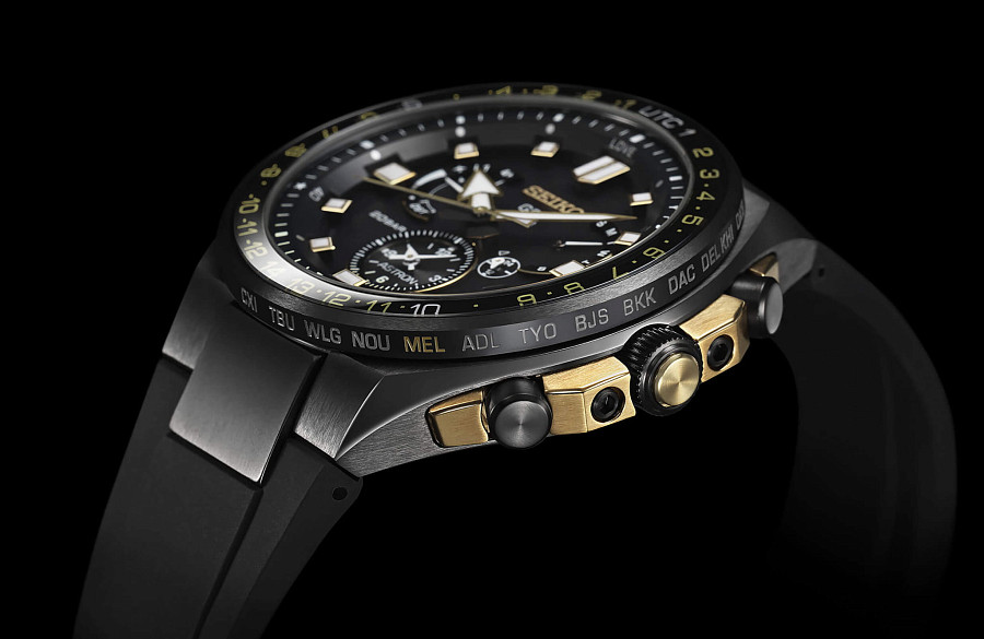 Часы Seiko Astron GPS Solar SSE174J1 — черный, сталь металл керамика