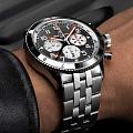 Швейцарские механические часы Breitling Classic AVI Super AVI B04 Chronograph GMT 46 YB04451A1B1A1, фото 2