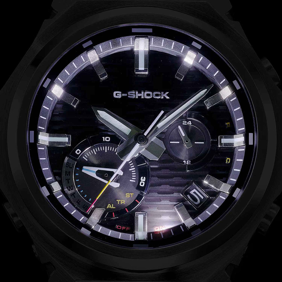 Часы Casio G-Shock G-Steel GST-B1000D-1A — сталь металл карбон, нержавеющая сталь