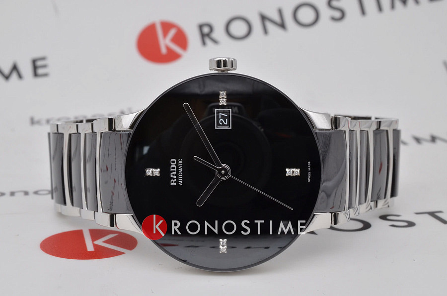 Часы Rado Centrix Automatic Diamonds R30941702 — механические, сталь металл