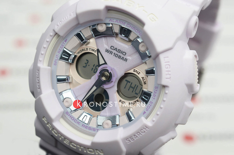 Часы Casio Baby-G BA-130WP-6A — пластик, женские