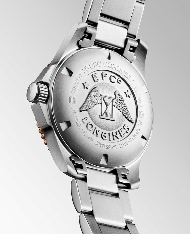 Часы Longines HydroConquest L3.780.3.78.6 — металл сталь керамика, Швейцария