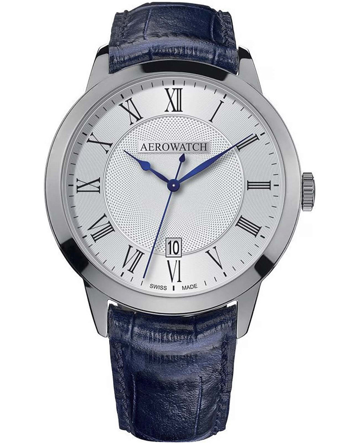 Часы Aerowatch Les Grandes Classiques 42991 AA04 — мужские, белый