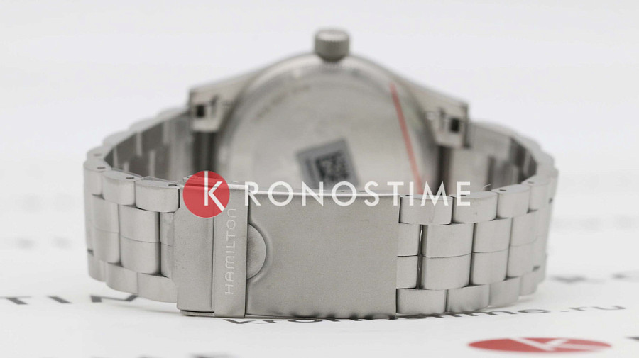 Часы Hamilton Khaki Field Mechanical H69439131 — черный, сталь металл