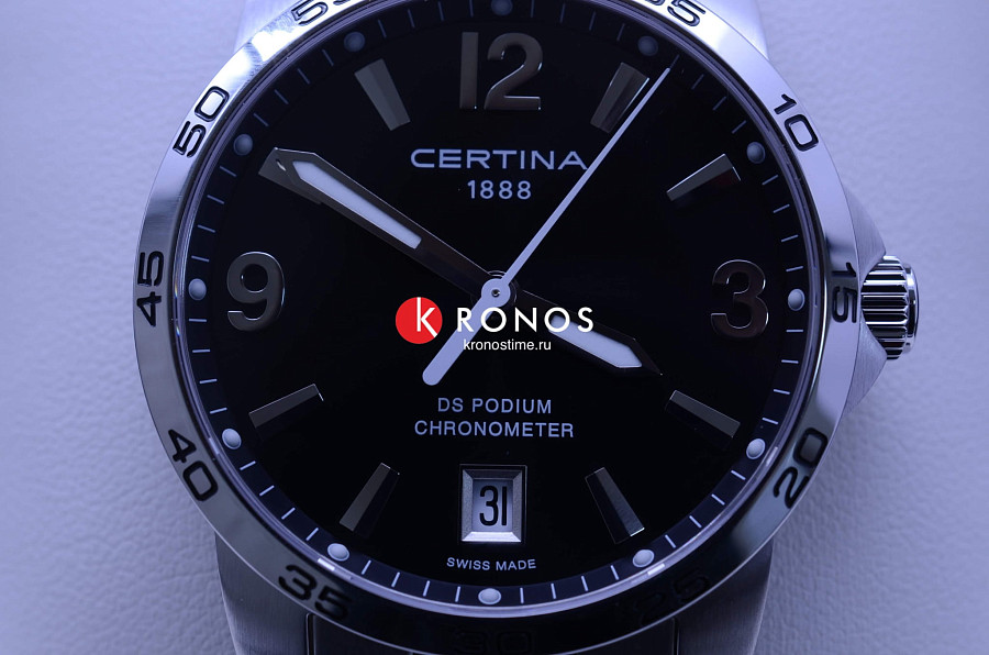 Часы Certina DS Podium 40mm C034.451.11.057.00 — мужские, нержавеющая сталь
