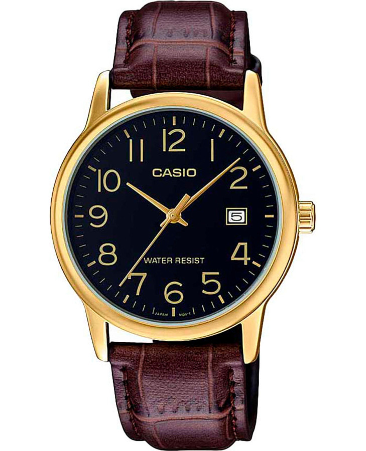Часы Casio Collection MTP-V002GL-1B — мужские, черный