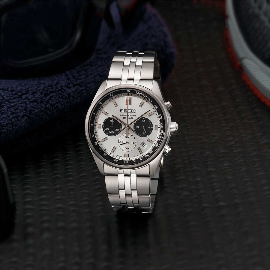 Часы Seiko SSB425P1 — нержавеющая сталь, мужские