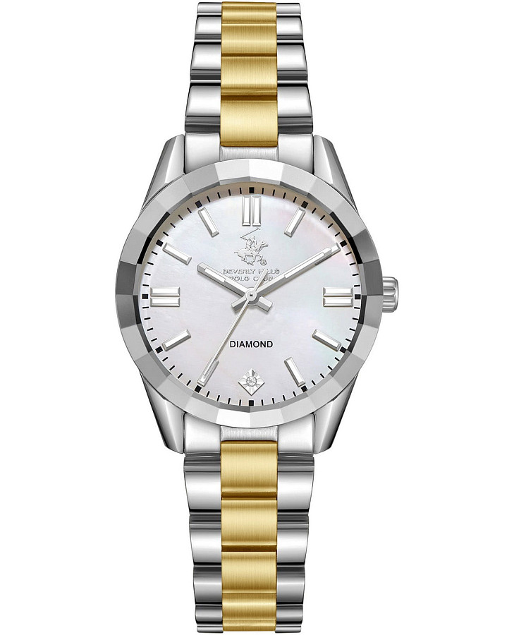 Часы Beverly Hills Polo Club BP3643X.220 — женские, перламутровый