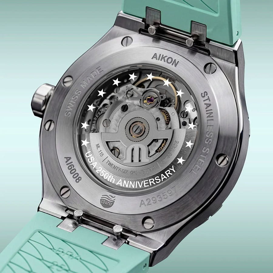 Часы Maurice Lacroix Aikon Liberty AI6008-S1S1B-690-6 — кожаный, мужские
