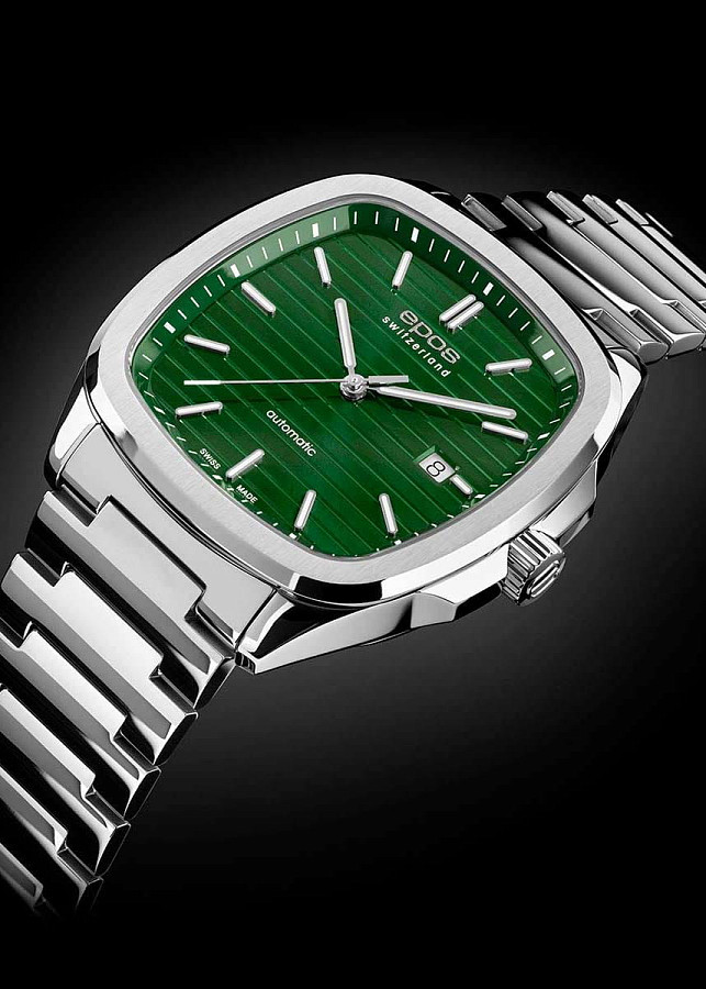 Часы Epos Timeless 3511.152.20.13.30 — механические, металл сталь