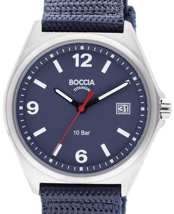 Часы Boccia Titanium Circle-Oval 3663-03 — кварцевые, титан