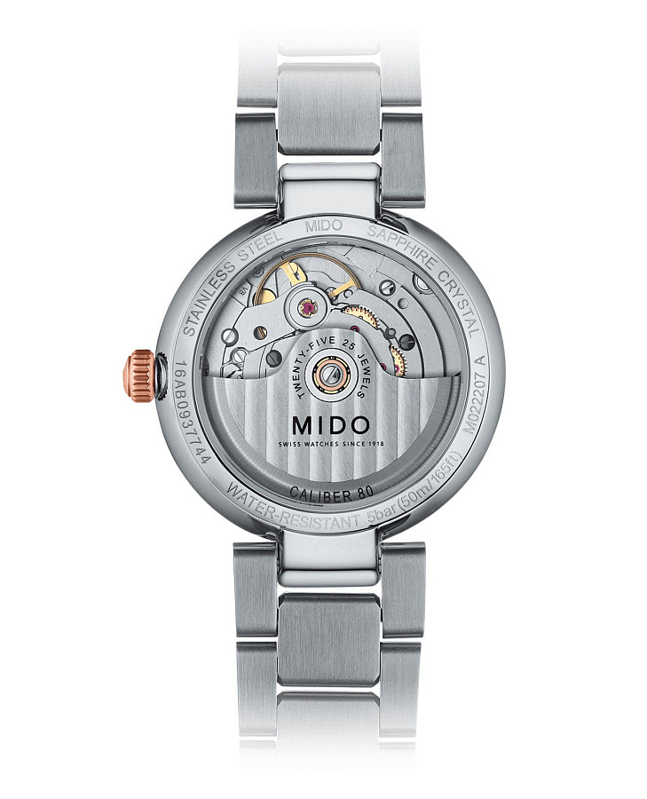 Часы Mido Baroncelli Donna M022.207.22.116.10 — механические, сталь металл