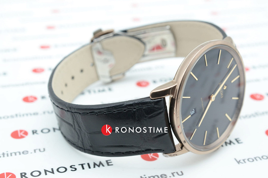 Часы Rado Diamaster Thinline R14068166 — мужские, кожаный