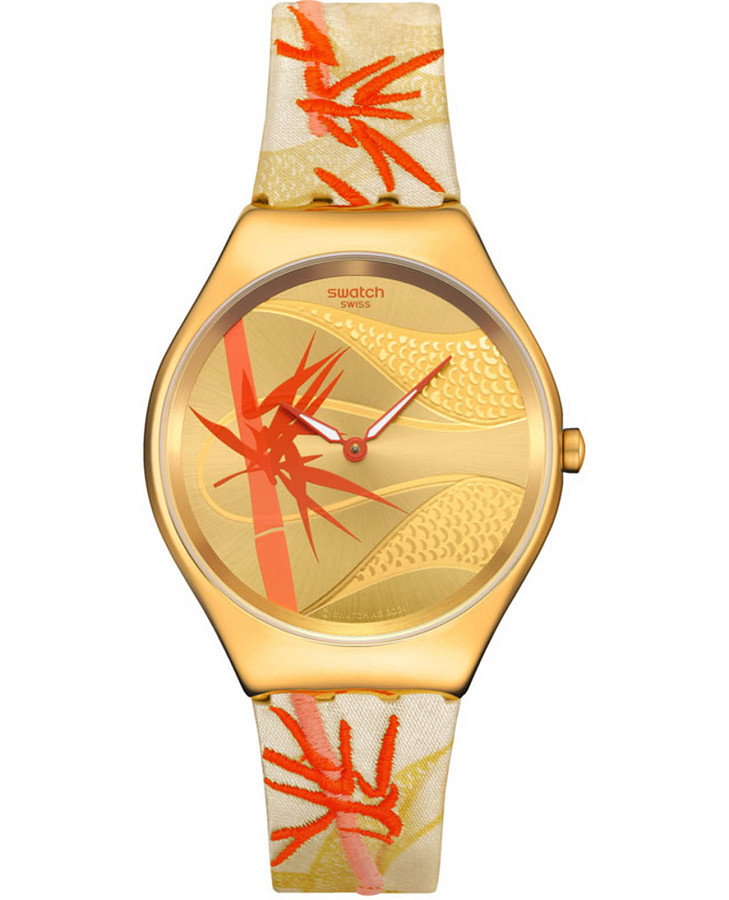 Часы Swatch Skin Irony SYXZ105 — мужские, золотой