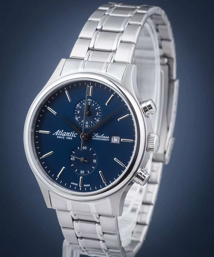 Часы Atlantic Seabase Quartz Chronograph Edition 64457.41.51 — артикул 64457.41.51