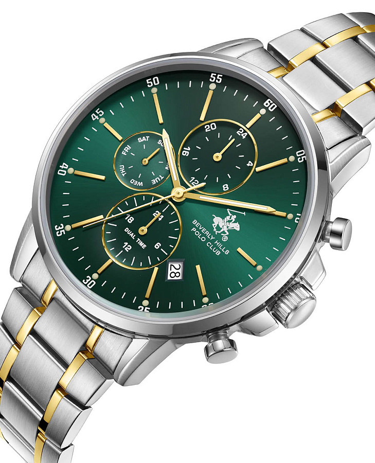 Часы Beverly Hills Polo Club Quartz BP3727X.370 — кварцевые, сталь металл