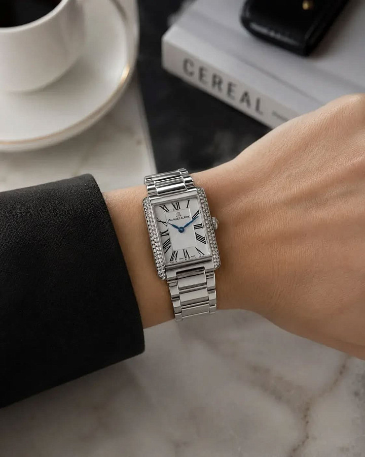 Часы Maurice Lacroix Fiaba Square FA1205-SD502-110-1 — нержавеющая сталь, женские