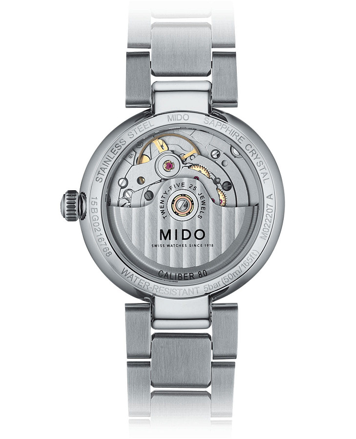 Часы Mido Baroncelli Donna M022.207.11.036.10 — механические, сталь металл