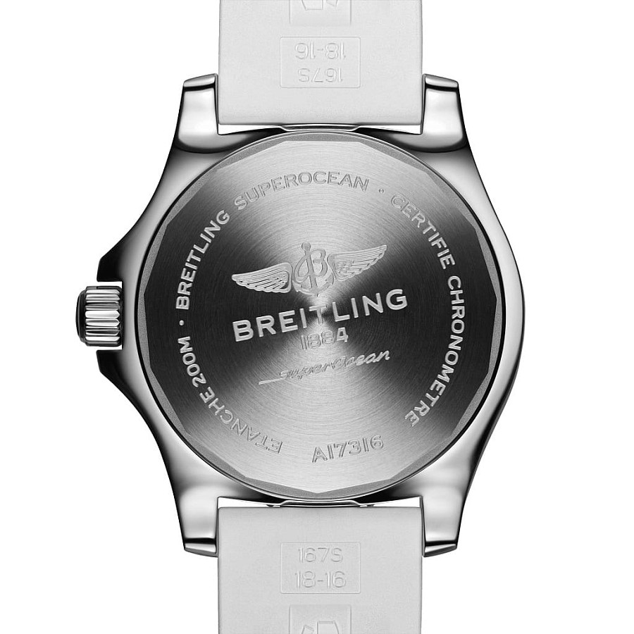Часы Breitling Superocean Automatic 36 A17316D21A1S1 — каучук, женские