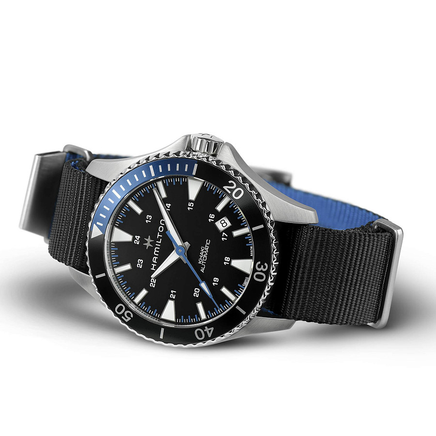 Часы Hamilton Khaki Navy Scuba Auto H82315931 — металл сталь, Швейцария