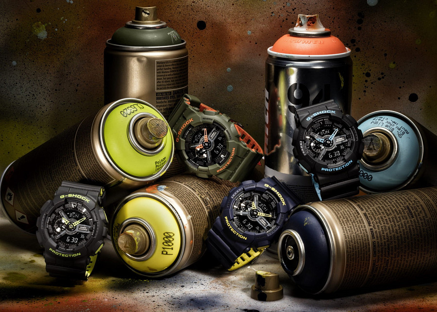 Часы Casio G-Shock GA-110LN-3A — артикул GA-110LN-3A