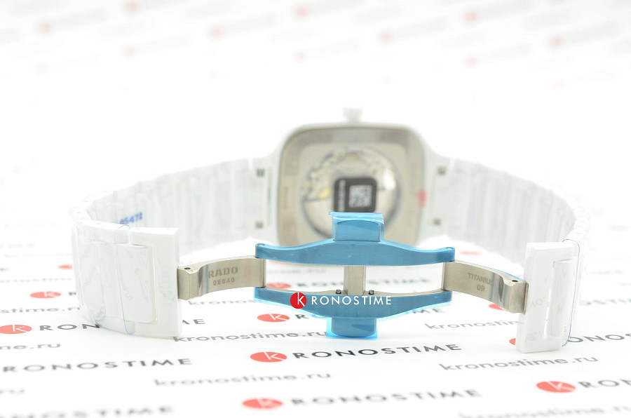 Часы Rado True Square Automatic Open Heart R27073702 — белый, керамика