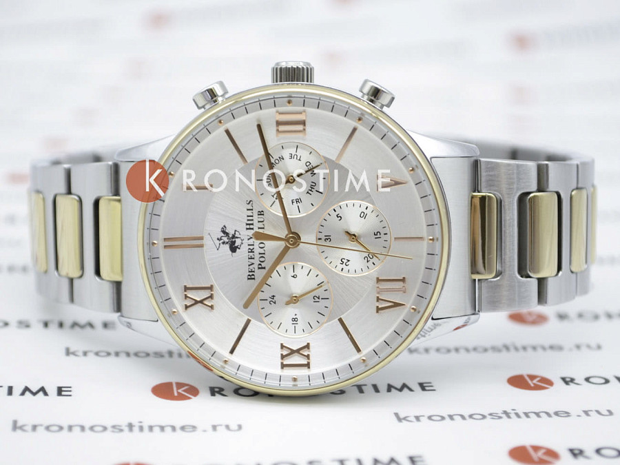 Часы Beverly Hills Polo Club BP3314X.530 — нержавеющая сталь с ip-покрытием, мужские