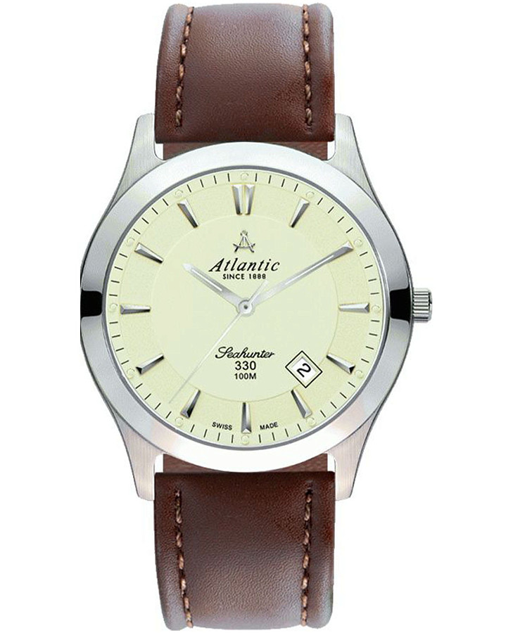 Часы Atlantic Seahunter 71360.41.91 — мужские, бежевый