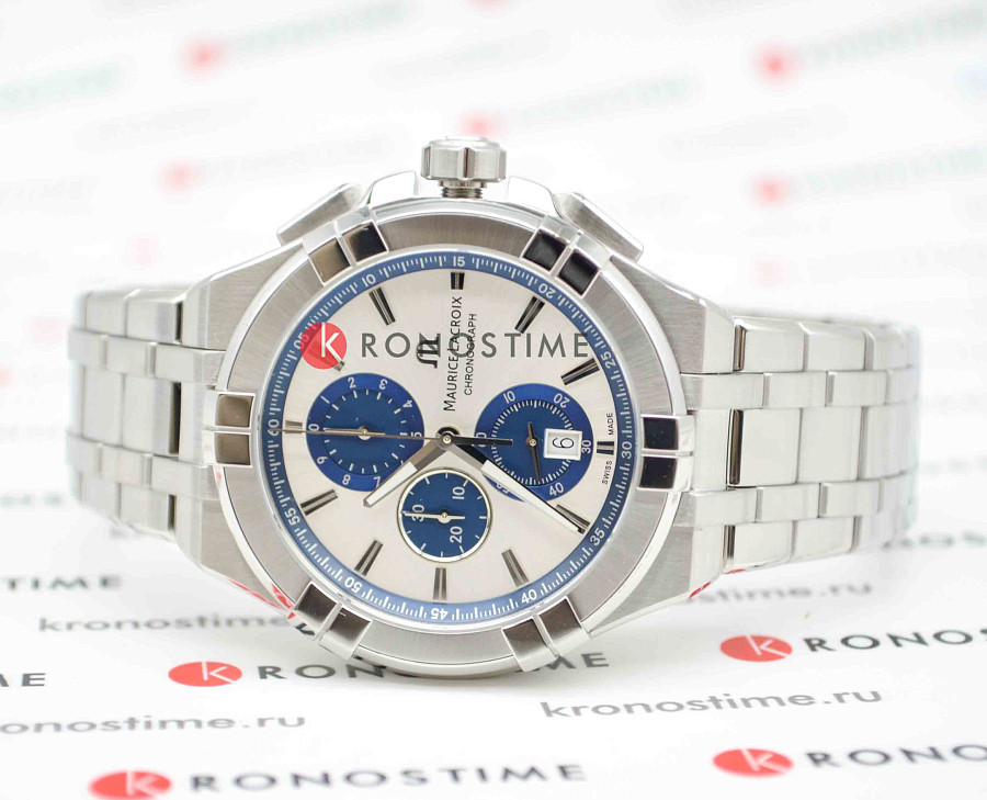 Часы Maurice Lacroix Aikon Chronograph AI1018-SS002-131-1 — артикул AI1018-SS002-131-1
