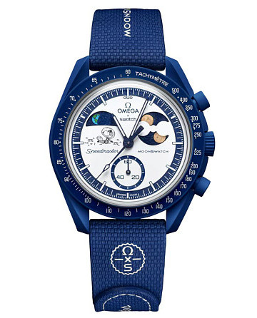 Swatch x Omega Bioceramic Moonswatch Mission to Earthphase - Moonshine Gold SO33N701L