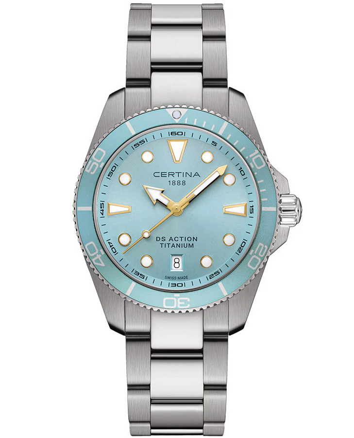 Часы Certina DS Action C048.410.44.351.00 — мужские, голубой