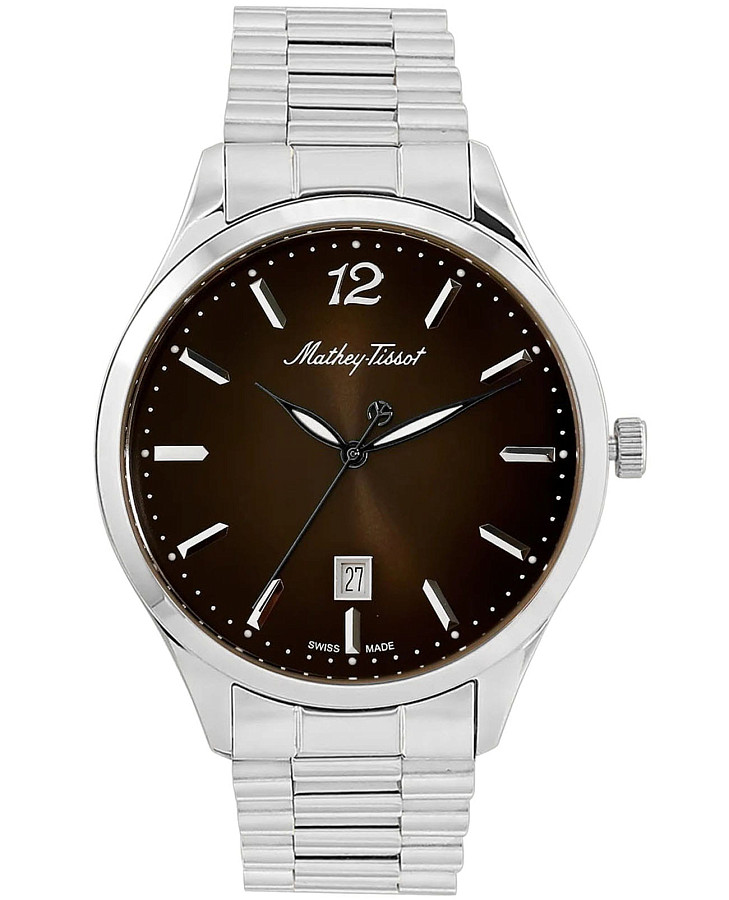 Часы Mathey-Tissot Urban H411MAN-1 — мужские, коричневый