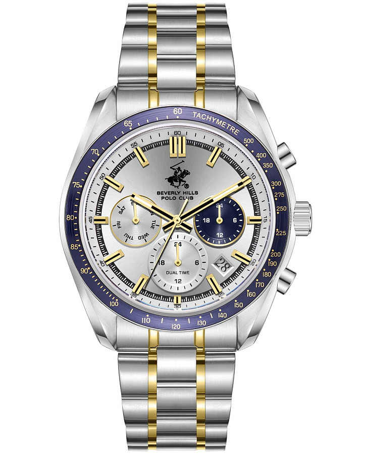 Часы Beverly Hills Polo Club BP3814X.230 — мужские, серебристый