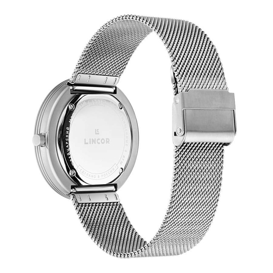 Часы Lincor UNI 1301S0B1 — нержавеющая сталь с ip-покрытием, мужские