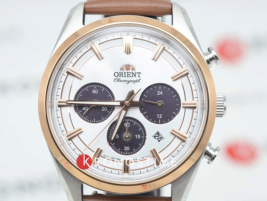 Часы Orient Chronograph RA-TX0306S (RN-TX0306S) — металл сталь, Япония