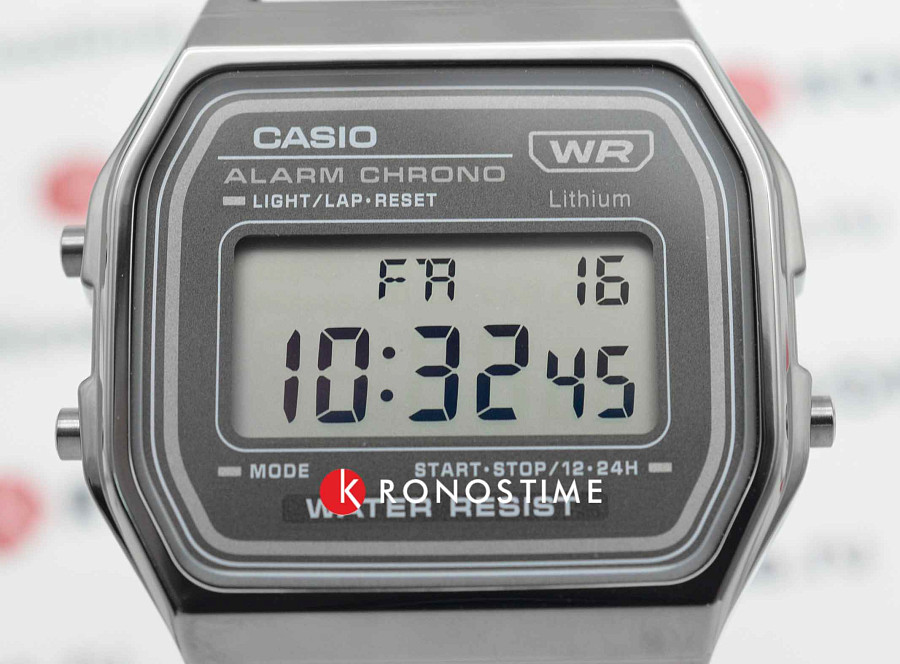 Часы Casio Vintage A158WETB-1A — металл сталь, Япония