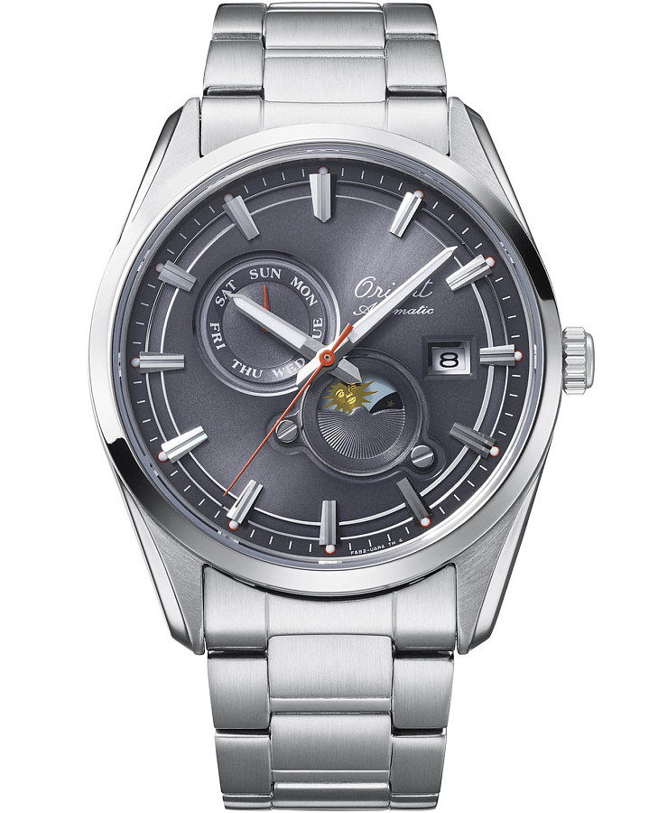 Часы Orient Sun & Moon RA-AK0311N (RN-AK0311N) — мужские, серый