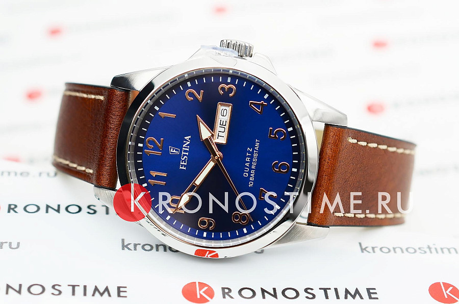 Часы Festina Classics F20358/B — кожаный, мужские