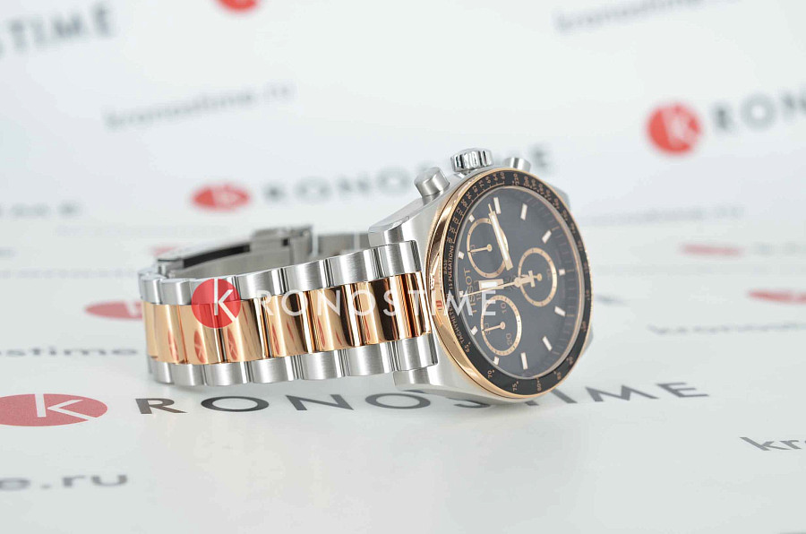 Часы Tissot PR516 Quartz Chronograph T149.417.22.051.01 — нержавеющая сталь с pvd-покрытием, мужские
