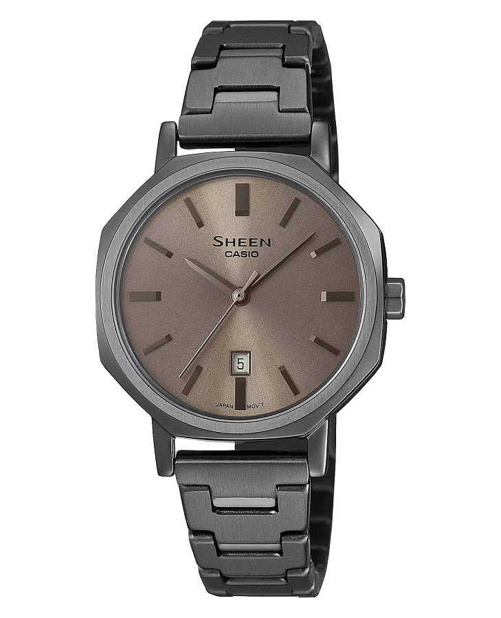 Часы Casio Sheen SHE-4554GY-5AUDF (SHE-4554GY-5A) — женские, коричневый