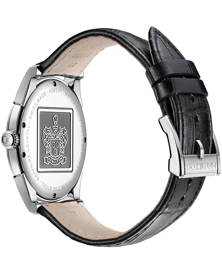 Часы Hamilton Jazzmaster Thinline Quartz H38511743 — сталь металл, Швейцария
