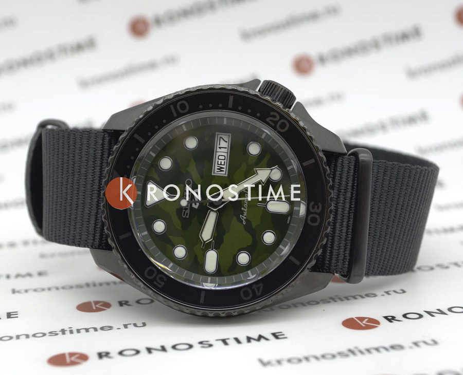 Часы Seiko 5 Sports SRPJ37K1 — механические, сталь металл